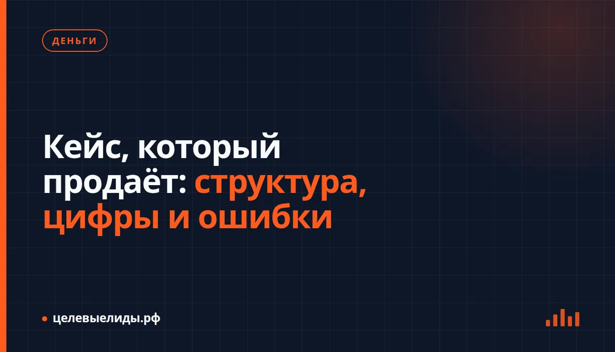 Кейс, который продаёт: структура, цифры и ошибки