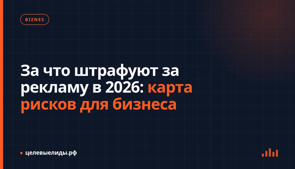 За что штрафуют за рекламу в 2026: карта рисков для бизнеса